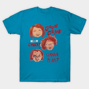 Chucky Doll Faces T-Shirt